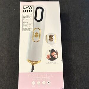 Opulence Hair Dryer in White & Gold - Lightweight Styling Tool